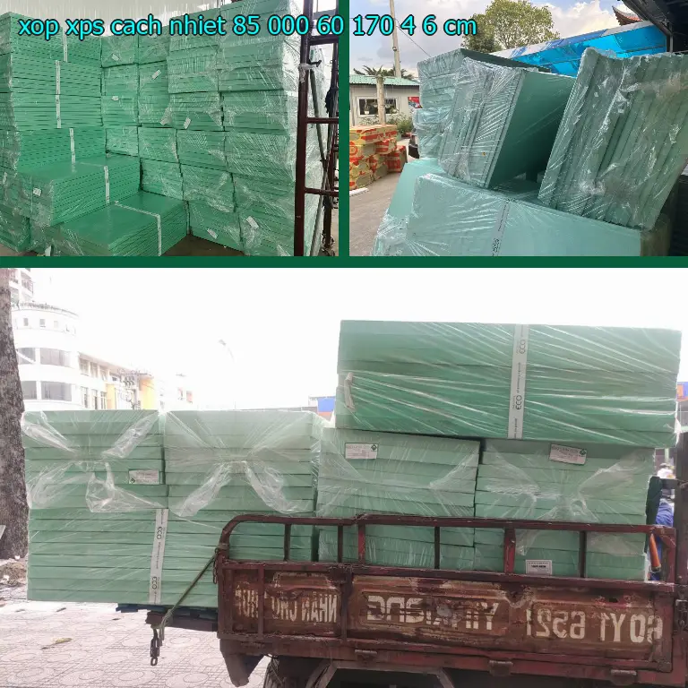 Kích thước xốp XPS cách nhiệt 85.000₫: 60*170*4.6 cm