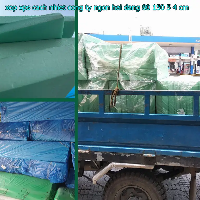 Kích thước xốp XPS cách nhiệt Công ty Ngọn Hải Đăng: 80*150*5.4 cm Kích thước xốp XPS cách nhiệt Công ty Ngọn Hải Đăng: 80*150*5.4 cm