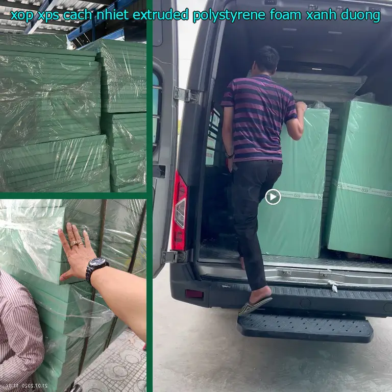 Màu sắc xốp XPS cách nhiệt Extruded Polystyrene Foam: Xanh dương Màu sắc xốp XPS cách nhiệt Extruded Polystyrene Foam: Xanh dương