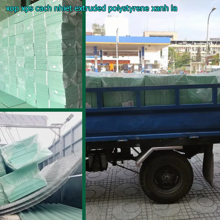 Màu sắc xốp XPS cách nhiệt Extruded Polystyrene: Xanh lá