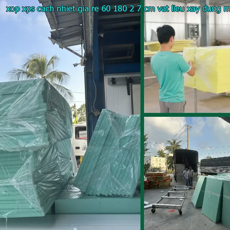 Nhà cung cấp xốp XPS cách nhiệt giá rẻ 60*180*2.7 cm: Vật Liệu Xây Dựng Mr.HẢI Nhà cung cấp xốp XPS cách nhiệt giá rẻ 60*180*2.7 cm: Vật Liệu Xây Dựng Mr.HẢI