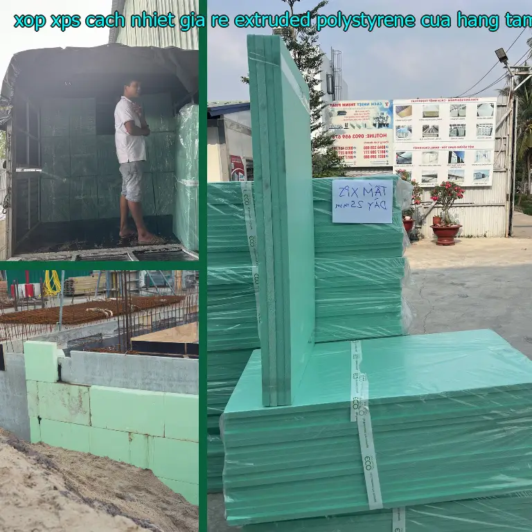 Nhà cung cấp xốp XPS cách nhiệt giá rẻ Extruded Polystyrene: Cửa hàng tấm xốp Mr.HẢI