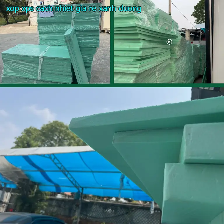 Xốp XPS cách nhiệt giá rẻ Xanh dương