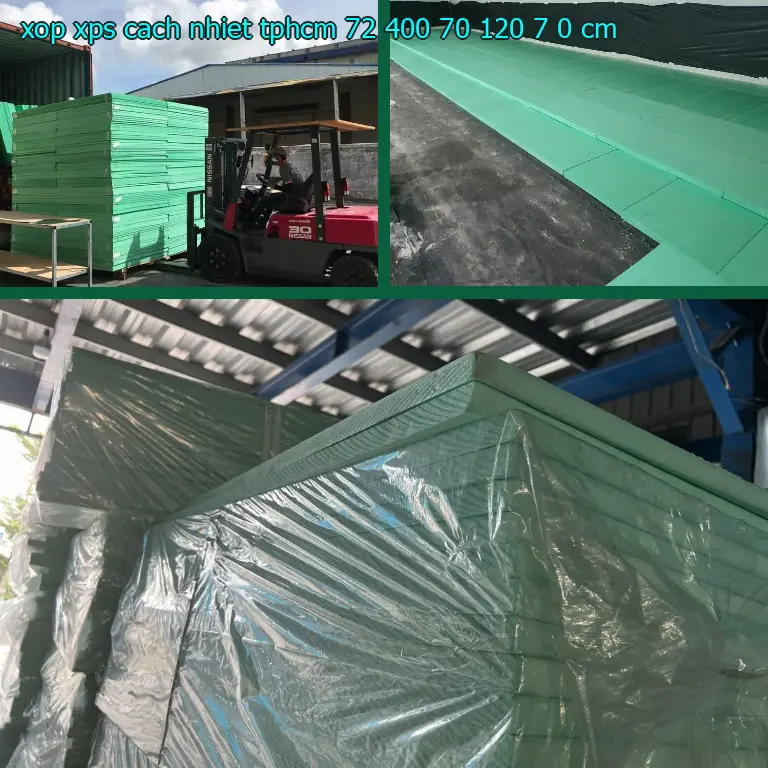 Kích thước xốp XPS cách nhiệt TpHCM 72.400₫: 70*120*7.0 cm