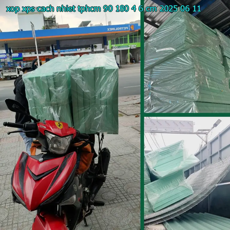 Ngày sản xuất xốp XPS cách nhiệt TpHCM 90*180*4.6 cm: 2025-06-11