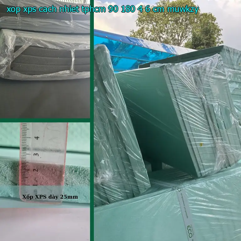 Model xốp XPS cách nhiệt TpHCM 90*180*4.6 cm: MUWKZY