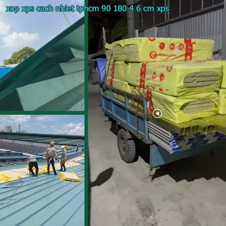 Chất liệu xốp XPS cách nhiệt TpHCM 90*180*4.6 cm: XPS