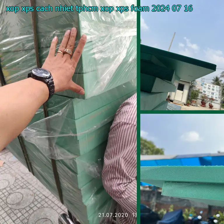 Ngày sản xuất xốp XPS cách nhiệt TpHCM Xốp XPS Foam: 2024-07-16