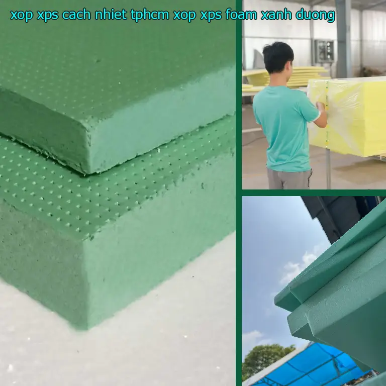 Màu sắc xốp XPS cách nhiệt TpHCM Xốp XPS Foam: Xanh dương