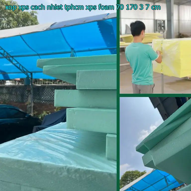 Kích thước xốp XPS cách nhiệt TpHCM XPS Foam: 70*170*3.7 cm