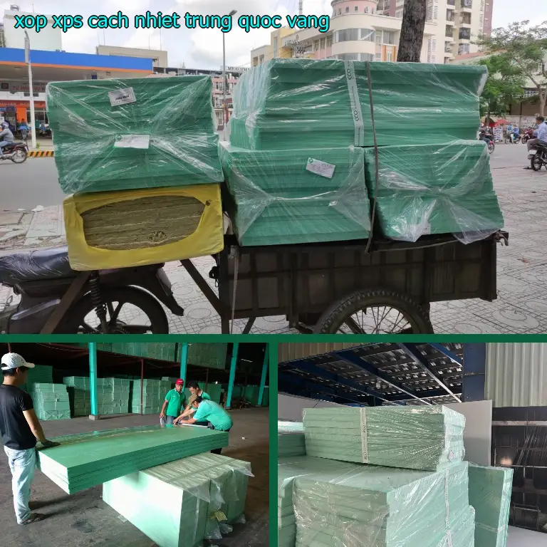 Màu sắc xốp XPS cách nhiệt Trung Quốc: Vàng