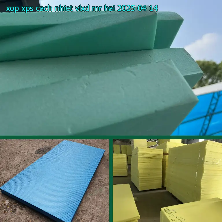 Ngày sản xuất xốp XPS cách nhiệt VLXD Mr.HẢI: 2025-04-14