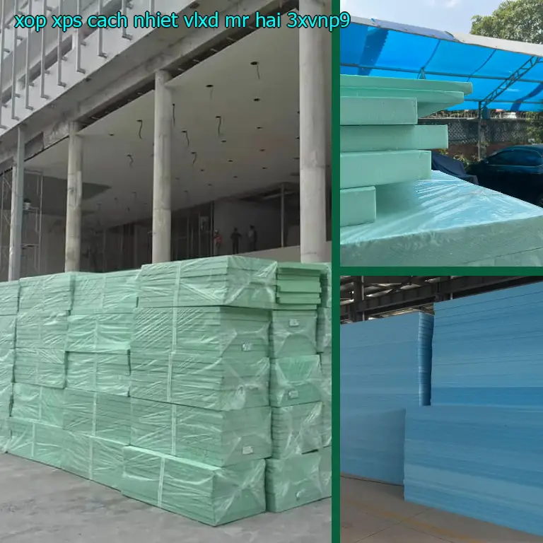 Model xốp XPS cách nhiệt VLXD Mr.HẢI: 3XVNP9