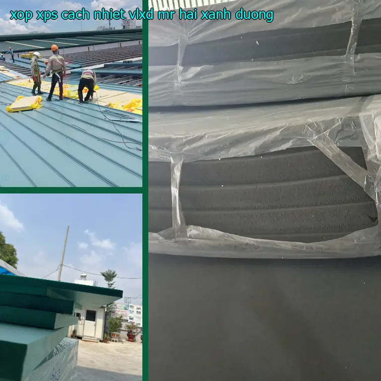 Màu sắc xốp XPS cách nhiệt VLXD Mr.HẢI: Xanh dương
