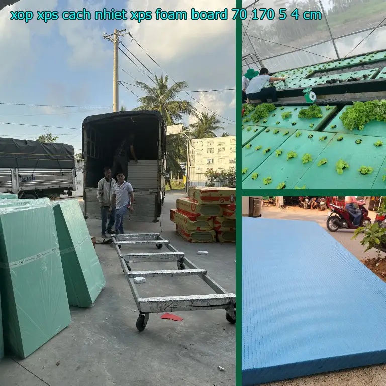 Kích thước xốp XPS cách nhiệt XPS Foam Board: 70*170*5.4 cm Kích thước xốp XPS cách nhiệt XPS Foam Board: 70*170*5.4 cm