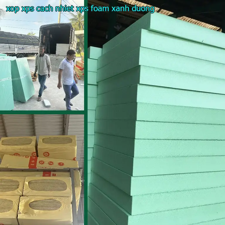 Màu sắc xốp XPS cách nhiệt XPS Foam: Xanh dương Màu sắc xốp XPS cách nhiệt XPS Foam: Xanh dương