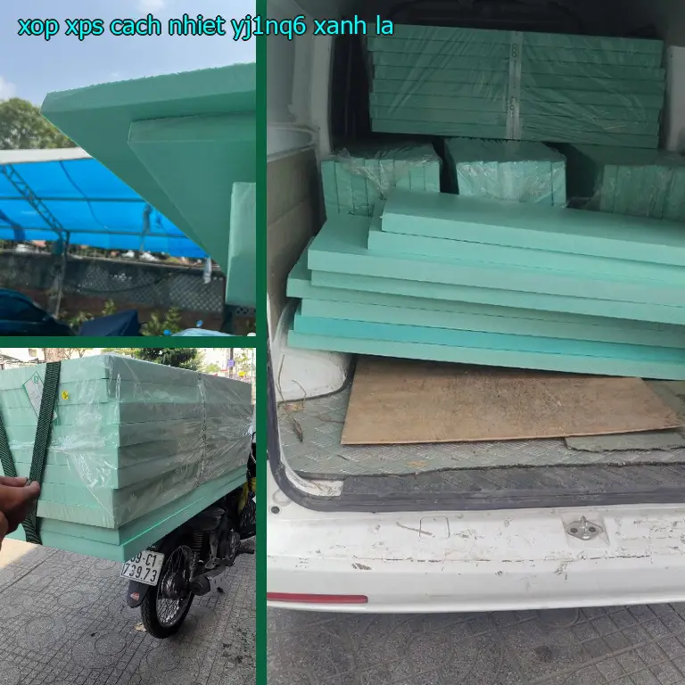 Màu sắc xốp XPS cách nhiệt YJ1NQ6: Xanh lá