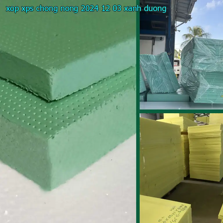 Màu sắc xốp XPS chống nóng 2024-12-03: Xanh dương