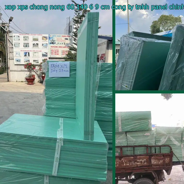 Nhà sản xuất xốp XPS chống nóng 60*140*6.9 cm: Công ty TNHH Panel Chính Hãng Nhà sản xuất xốp XPS chống nóng 60*140*6.9 cm: Công ty TNHH Panel Chính Hãng