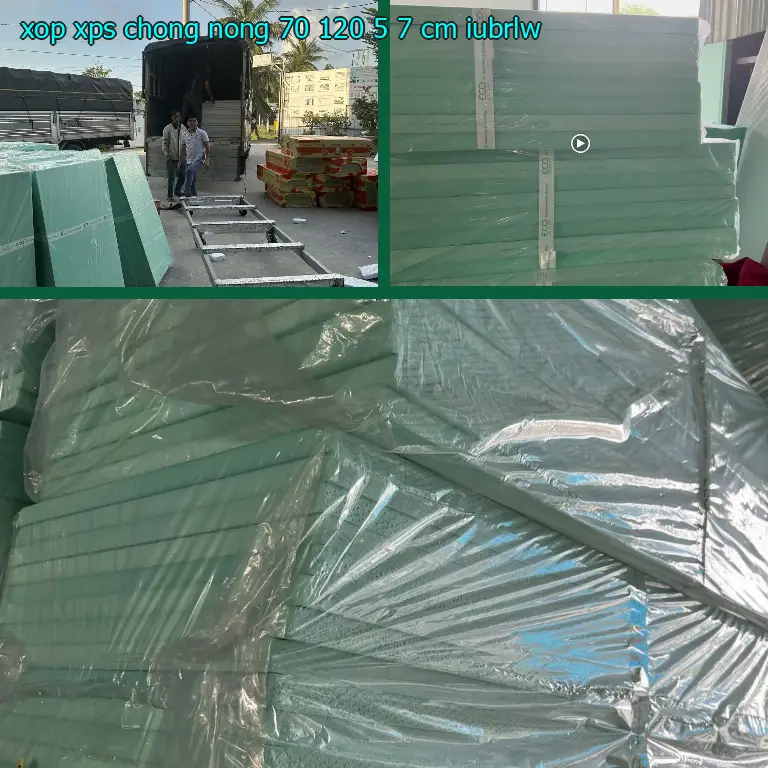 Model xốp XPS chống nóng 70*120*5.7 cm: IUBRLW