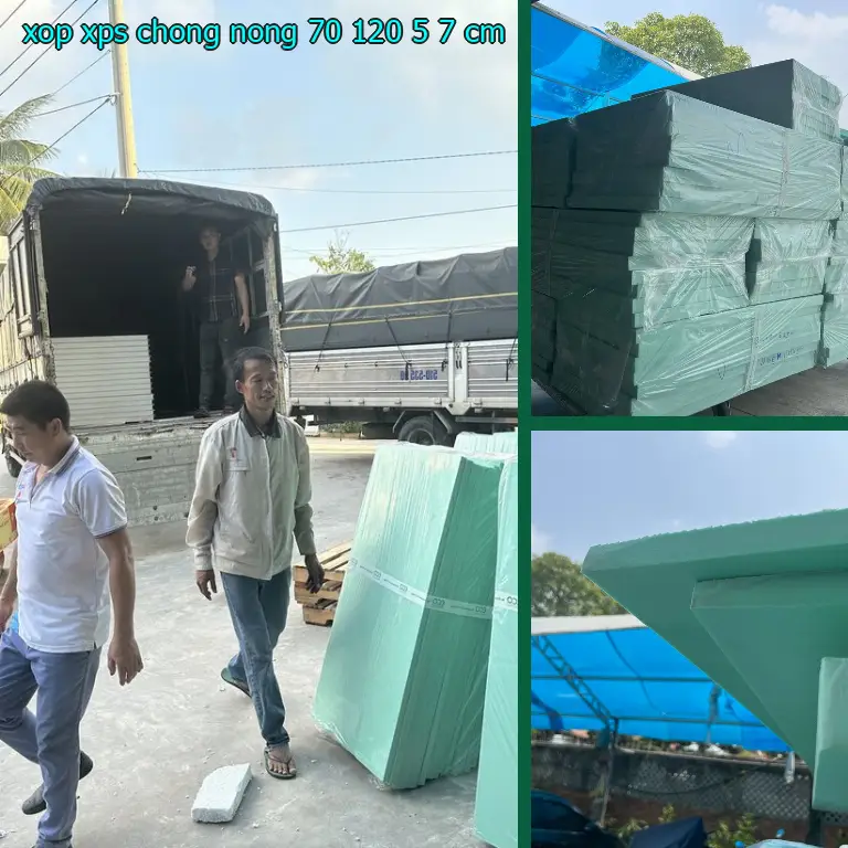Xốp XPS chống nóng 70*120*5.7 cm