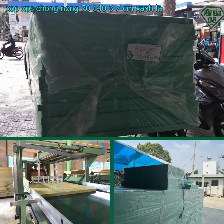 Màu sắc xốp XPS chống nóng 70*140*3.7 cm: Xanh lá Màu sắc xốp XPS chống nóng 70*140*3.7 cm: Xanh lá