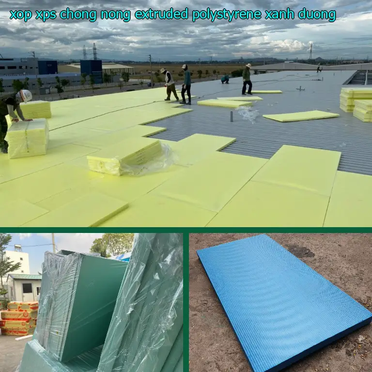 Màu sắc xốp XPS chống nóng Extruded Polystyrene: Xanh dương Màu sắc xốp XPS chống nóng Extruded Polystyrene: Xanh dương