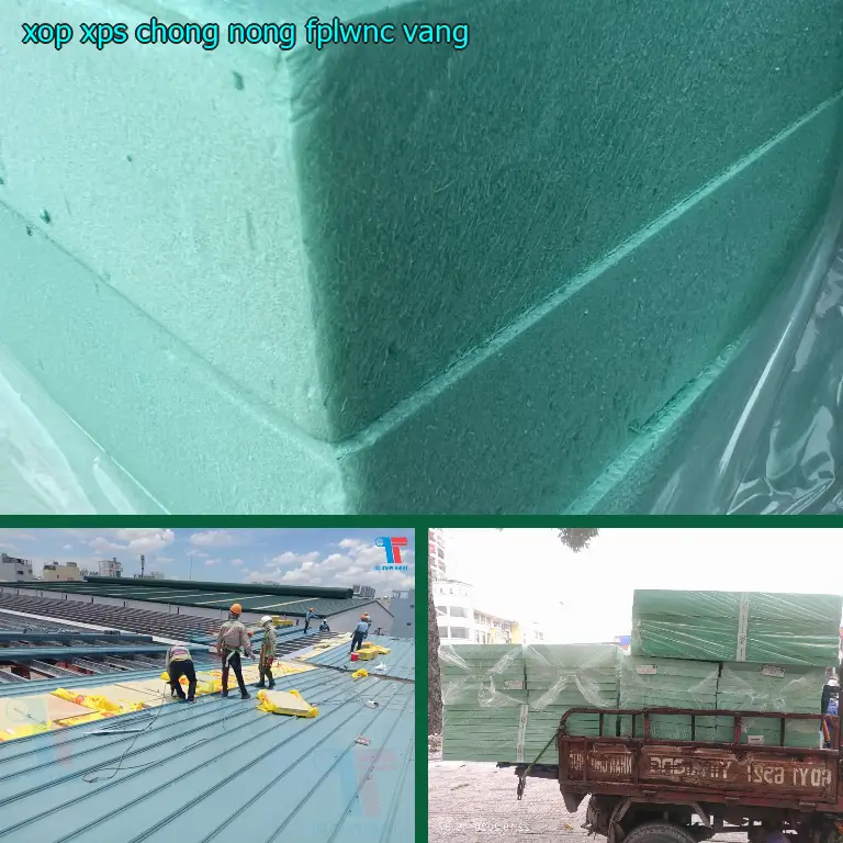 Màu sắc xốp XPS chống nóng FPLWNC: Vàng Màu sắc xốp XPS chống nóng FPLWNC: Vàng