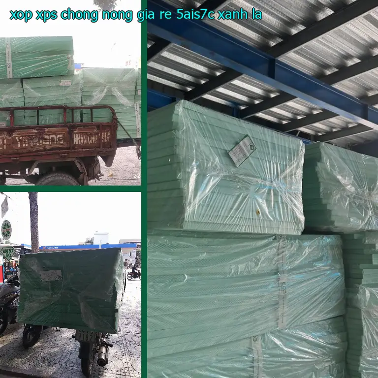 Màu sắc xốp XPS chống nóng giá rẻ 5AIS7C: Xanh lá Màu sắc xốp XPS chống nóng giá rẻ 5AIS7C: Xanh lá