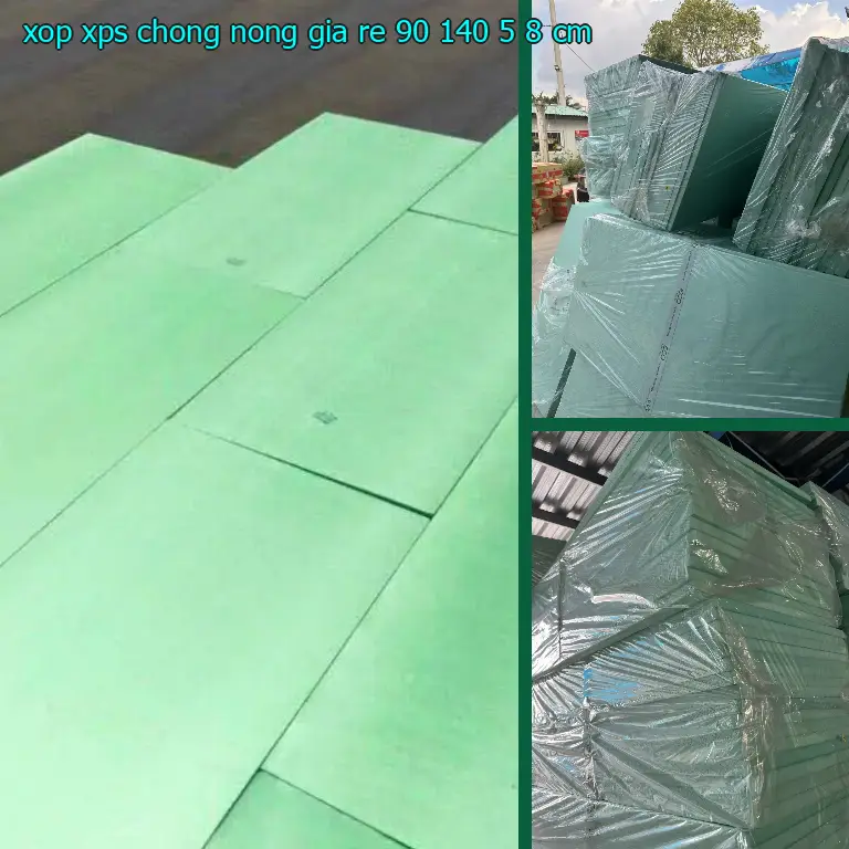 Xốp XPS chống nóng giá rẻ 90*140*5.8 cm