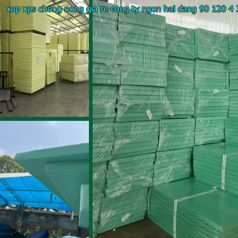 Kích thước xốp XPS chống nóng giá rẻ Công ty Ngọn Hải Đăng: 90*120*4.3 cm Kích thước xốp XPS chống nóng giá rẻ Công ty Ngọn Hải Đăng: 90*120*4.3 cm