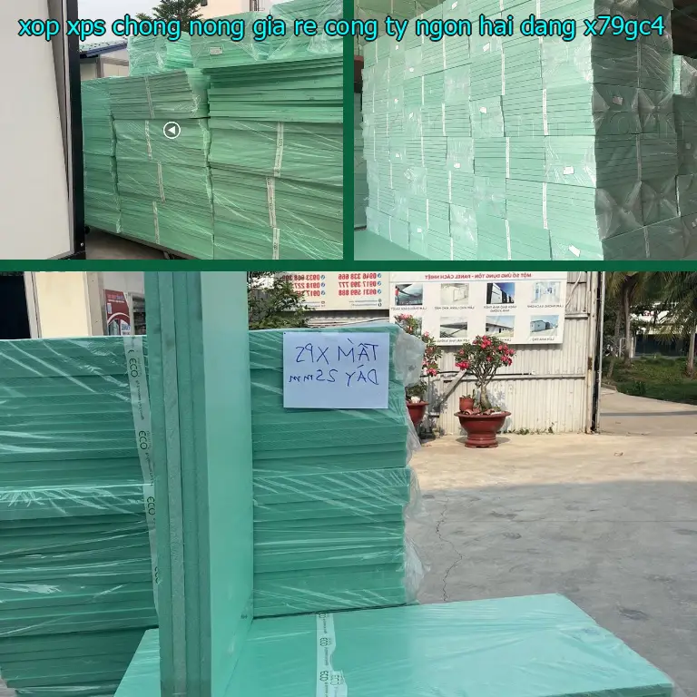 Model xốp XPS chống nóng giá rẻ Công ty Ngọn Hải Đăng: X79GC4 Model xốp XPS chống nóng giá rẻ Công ty Ngọn Hải Đăng: X79GC4