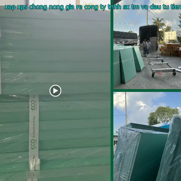 Chất liệu xốp XPS chống nóng giá rẻ Công ty TNHH SX TM và đầu tư Tiến Phong: Extruded Polystyrene