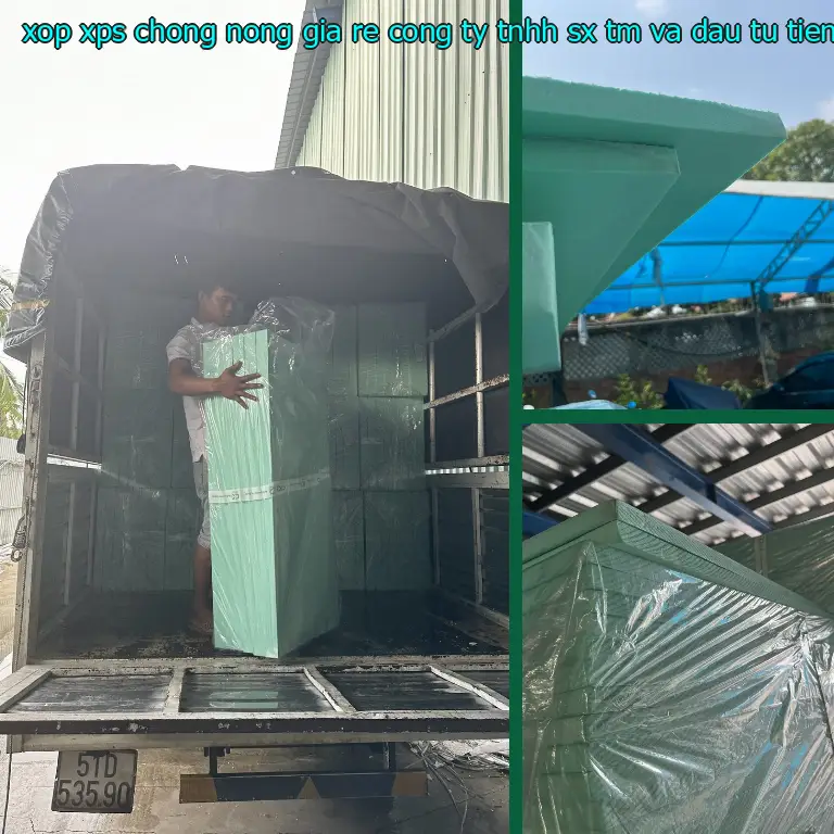 Màu sắc xốp XPS chống nóng giá rẻ Công ty TNHH SX TM và đầu tư Tiến Phong: Vàng