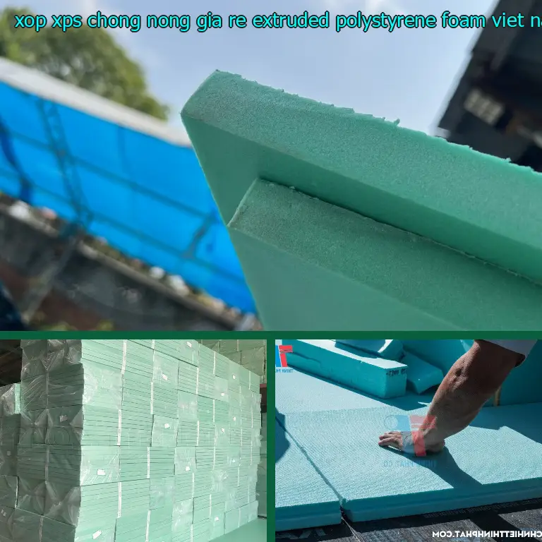 Xuất xứ xốp XPS chống nóng giá rẻ Extruded Polystyrene Foam: Việt Nam