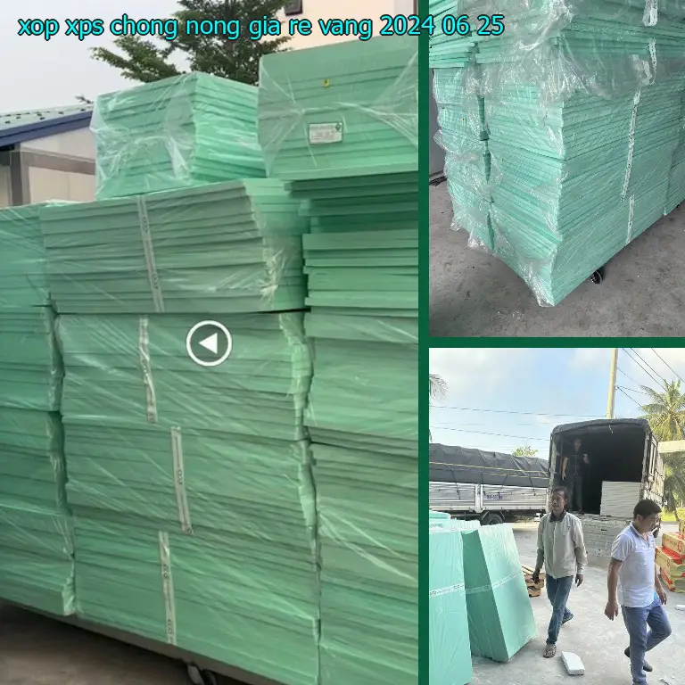 Ngày sản xuất xốp XPS chống nóng giá rẻ Vàng: 2024-06-25