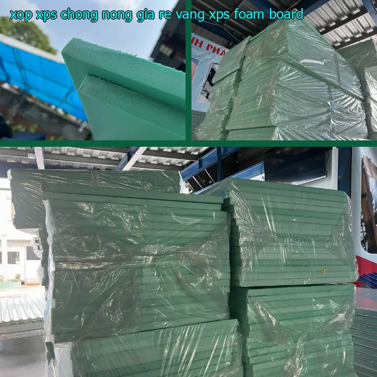 Danh mục xốp XPS chống nóng giá rẻ Vàng: XPS Foam Board