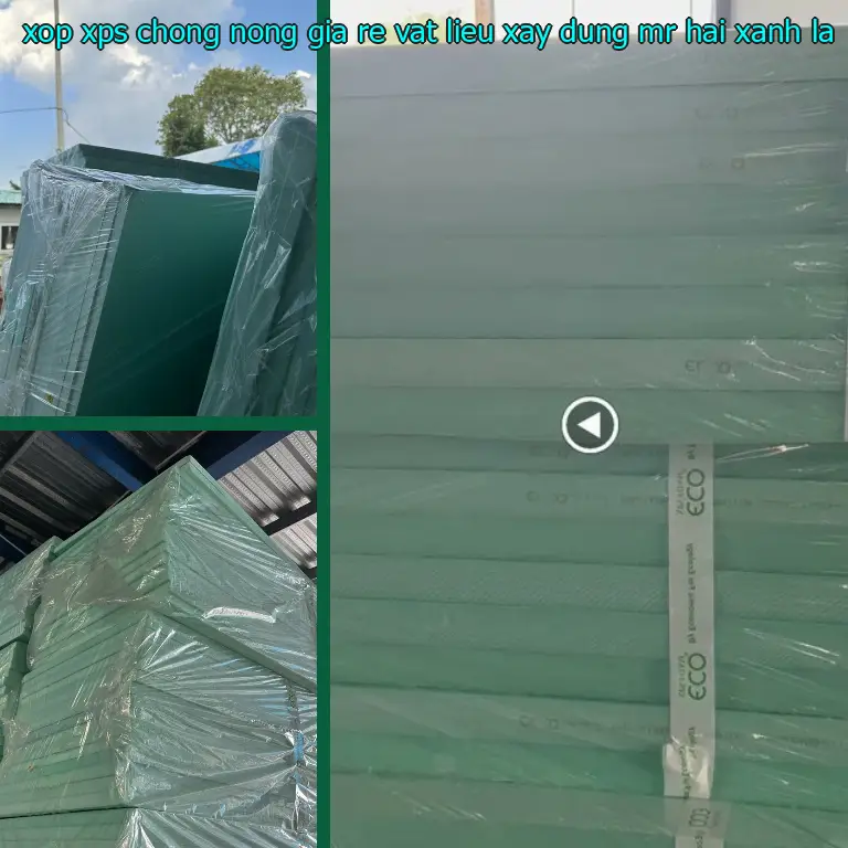 Màu sắc xốp XPS chống nóng giá rẻ Vật Liệu Xây Dựng Mr.HẢI: Xanh lá