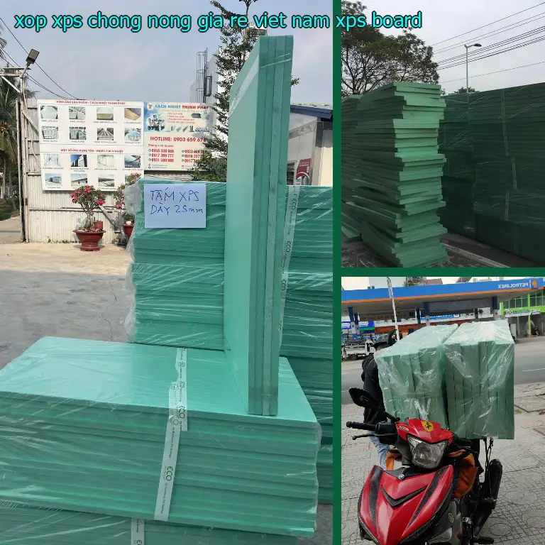 Danh mục xốp XPS chống nóng giá rẻ Việt Nam: XPS Board