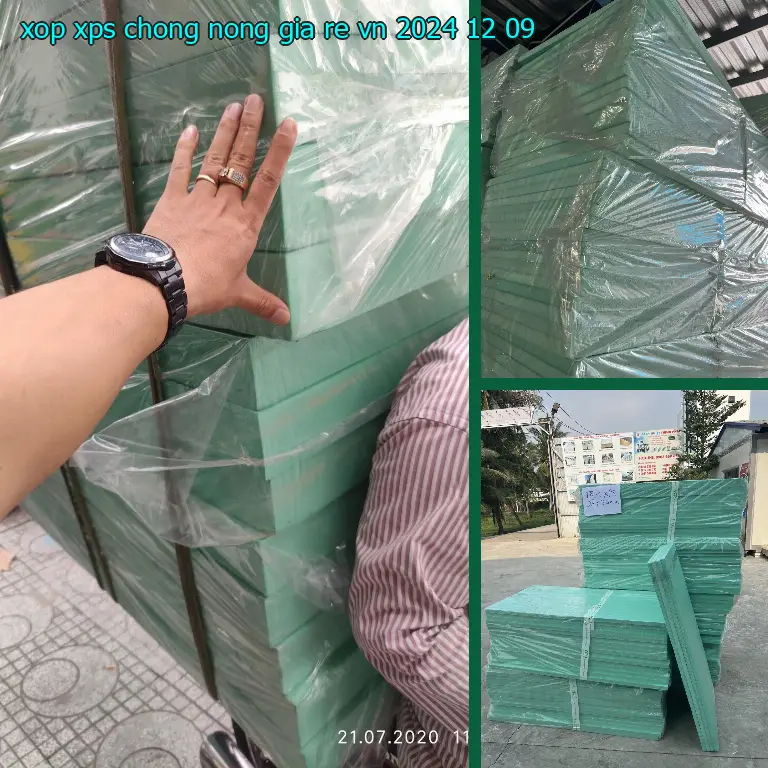 Ngày sản xuất xốp XPS chống nóng giá rẻ VN: 2024-12-09