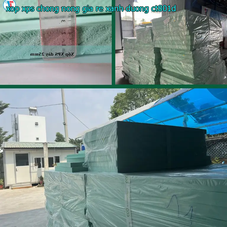 Model xốp XPS chống nóng giá rẻ Xanh dương: CT801D Model xốp XPS chống nóng giá rẻ Xanh dương: CT801D