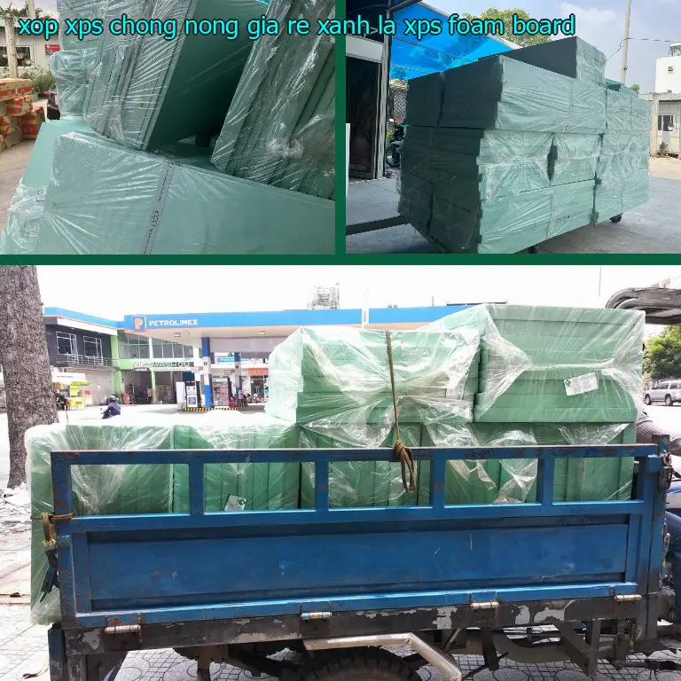 Danh mục xốp XPS chống nóng giá rẻ Xanh lá: XPS Foam Board