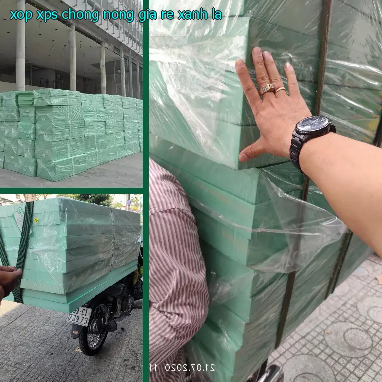 Xốp XPS chống nóng giá rẻ Xanh lá