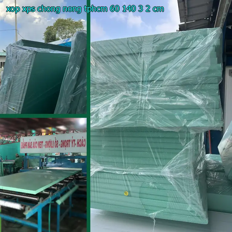 Xốp XPS chống nóng TpHCM 60*140*3.2 cm