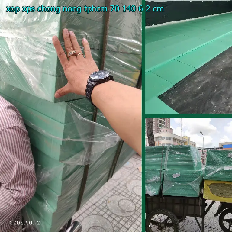 Xốp XPS chống nóng TpHCM 70*140*6.2 cm