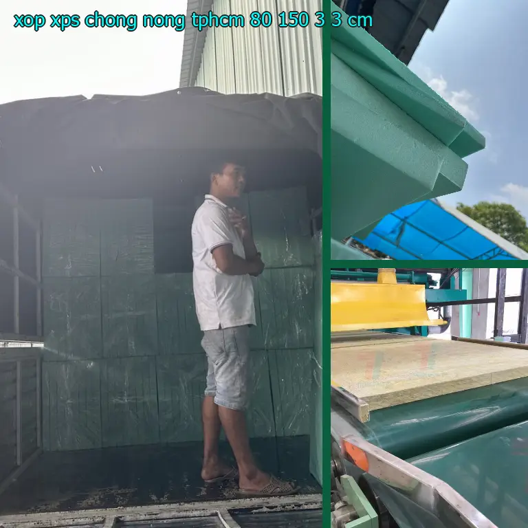 Xốp XPS chống nóng TpHCM 80*150*3.3 cm