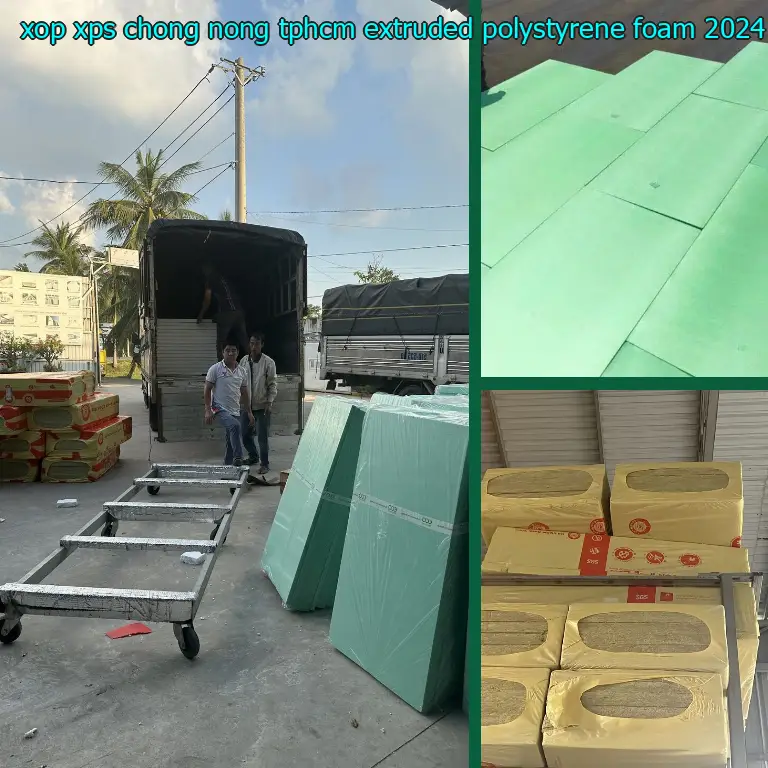 Ngày sản xuất xốp XPS chống nóng TpHCM Extruded Polystyrene Foam: 2024-12-24