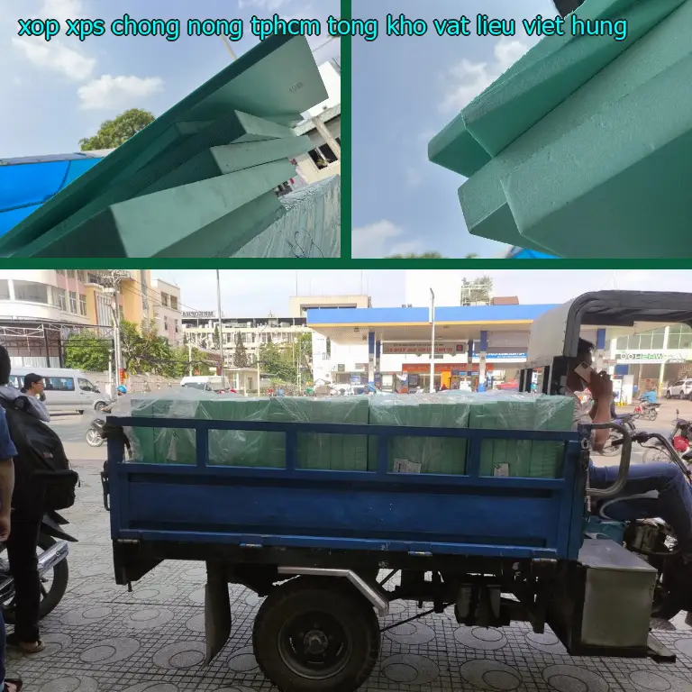 Xốp XPS chống nóng TpHCM Tổng kho vật liệu Việt Hưng