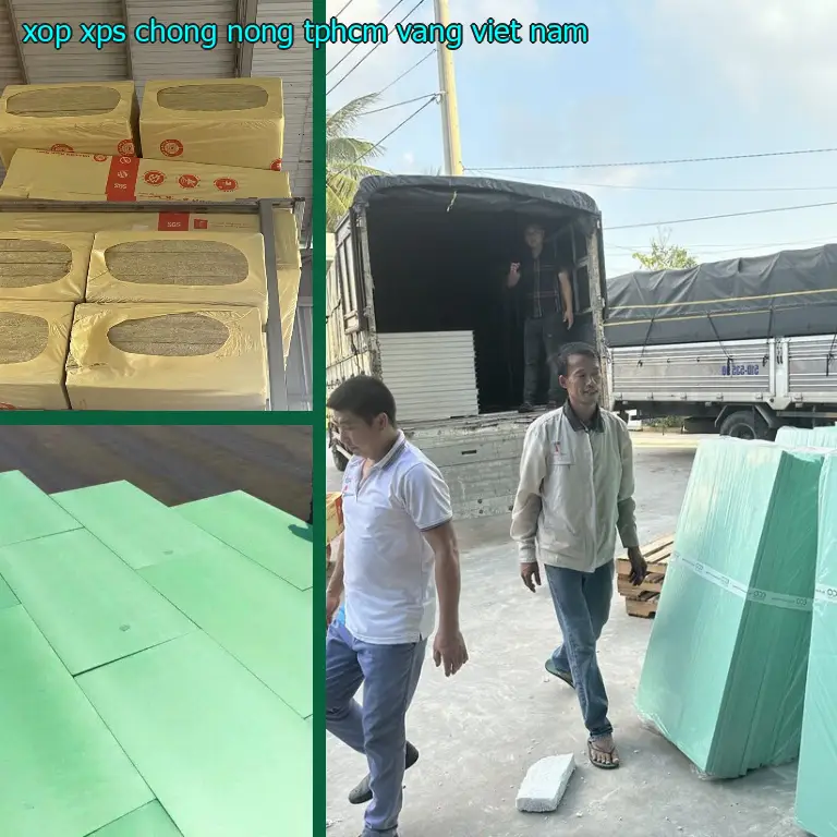 Xuất xứ xốp XPS chống nóng TpHCM Vàng: Việt Nam