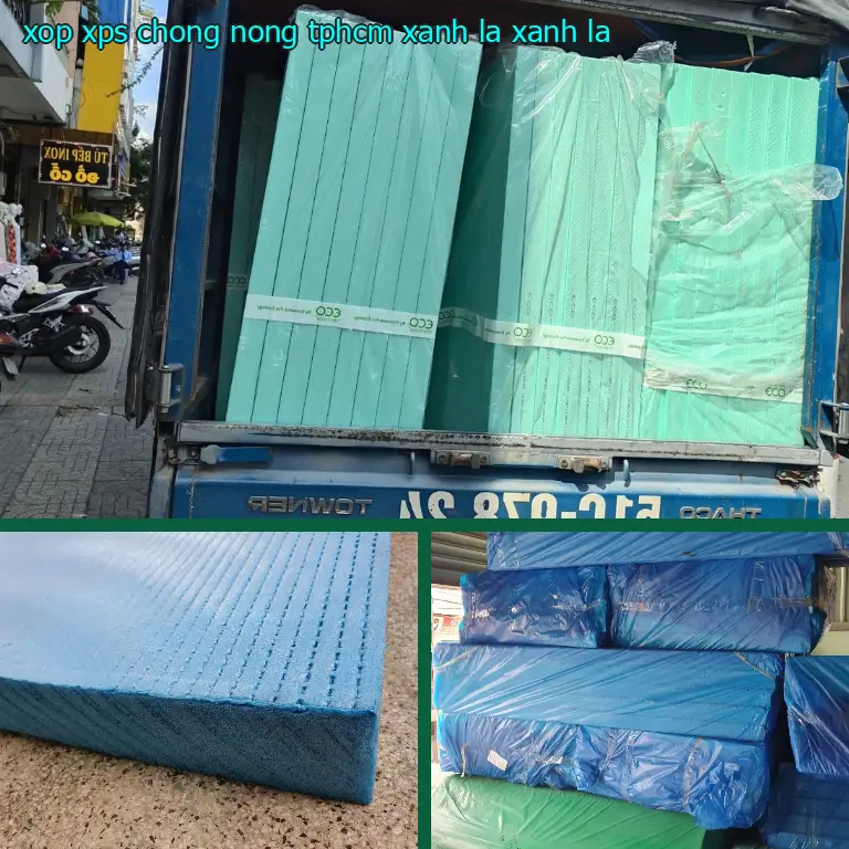 Màu sắc xốp XPS chống nóng TpHCM Xanh lá: Xanh lá